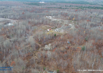 MacDonald Mines Drills 5.73 g/t Gold over 3.67m, including 17.30 g/t over 1m at Scadding – Continues Drilling Beyond Scadding at the Jovan Property