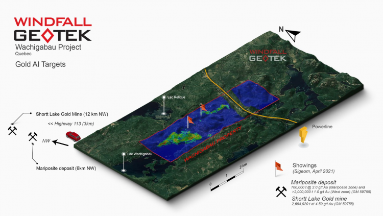Windfall Geotek Announces Request for Binding Offers on Its First Copper and Gold Property with a Net Zero Carbon Footprint