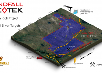Windfall Geotek Delivers AI Targets for Capella Minerals Copper – Zinc – Gold – Silver Kjoli VMS Project In Norway