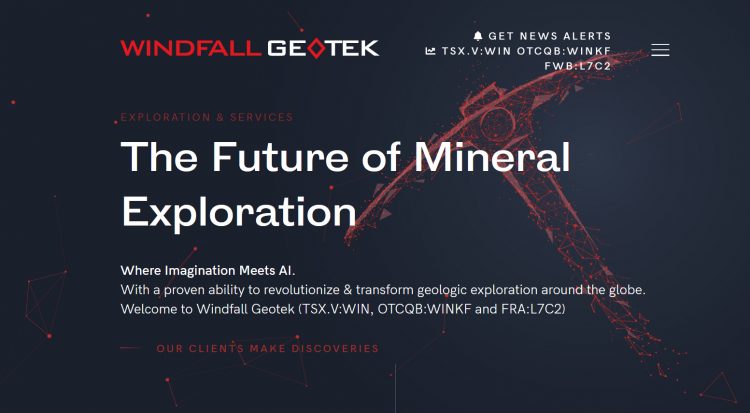 Windfall Geotek Announces Initiation of Exploration Program on Newly Staked Land Claims in Sobeski Lake Area of the Red Lake Mining Camp