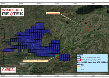 Windfall Geotek Provides New AI Targets to Dios Exploration on the K2 Project Located in James Bay, Quebec
