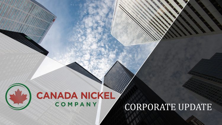 Canada Nickel Provides Corporate Update