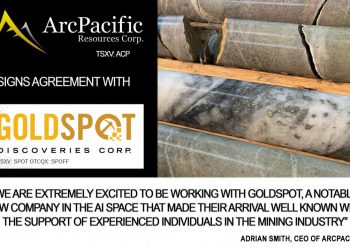 ArcPacific Identifies New Structures at Rickard Gold Project and Retains GoldSpot
