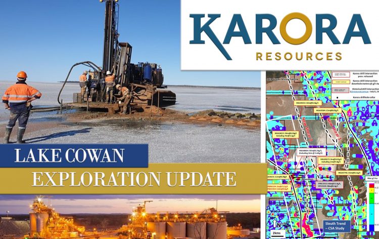 Karora Reports Strong Lake Cowan Drilling Success with Intersection of 21.1 g/t Gold Over 3 Metres Along the Sleuth Trend and the Delineation of Two New Major Shear Zones