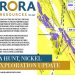 Karora Announces High Grade Nickel Results from the 50C Nickel Trough at Beta Hunt with Intersections of 5.3% Nickel over 2.2 metres and 4.0% Nickel over 3.5 metres, Extending the Zone to over 80 metres in Width