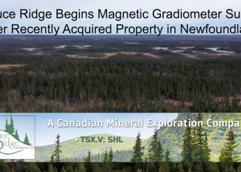 Spruce Ridge Begins Magnetic Gradiometer Survey Over Recently Acquired Property in Newfoundland
