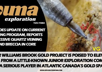 Puma Exploration Provides Update on Current Drilling Program, Reports Impressive Quartz Veining and Breccia in Core