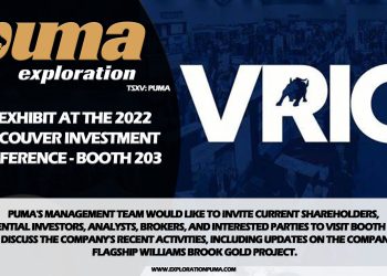 Puma Exploration to Exhibit at The 2022 Vancouver Investment Conference – Booth 203