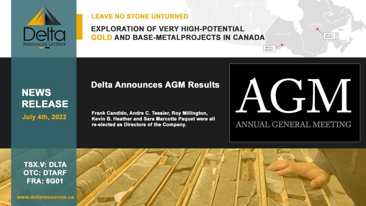 Delta Announces AGM Results