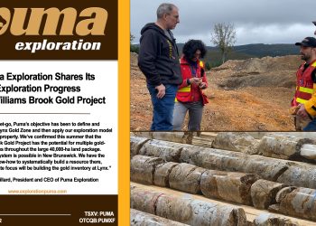 Puma Exploration Shares Its Exploration Progress at Its Williams Brook Gold Project