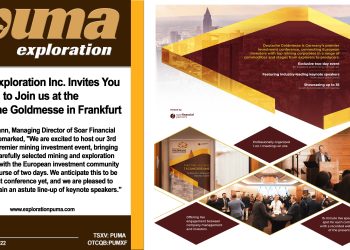 Puma Exploration Inc. Invites You to Join Us at the Deutsche Goldmesse in Frankfurt