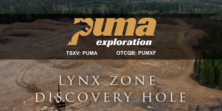 Lynx Zone Discovery Hole – Puma Exploration (TSXV: PUMA)