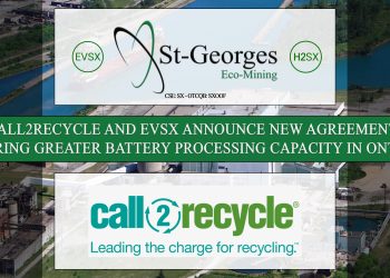 Call2Recycle and EVSX Announce New Agreement Securing Greater Battery Processing Capacity in Ontario