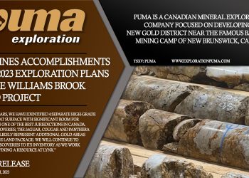 Puma Exploration Outlines Its Accomplishments and 2023 Exploration Plans at the Williams Brook Gold Project