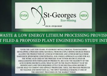 Zero Waste & Low Energy Lithium Processing Provisional Patent Filed & Proposed Plant Engineering Study Initiated