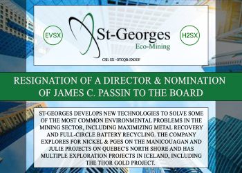 Resignation of a Director & Nomination of James C. Passin to the Board