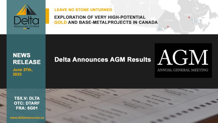 Delta Announces AGM Results