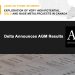 Delta Announces AGM Results
