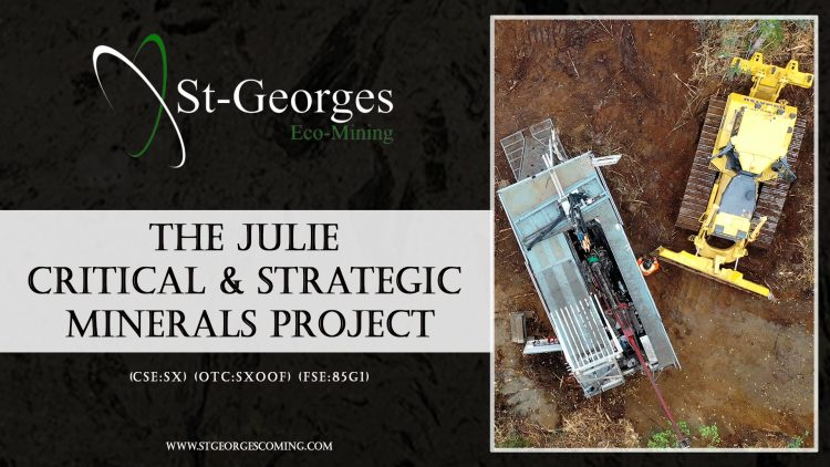 The Julie Critical and Strategic Minerals Project – St-Georges Eco-Mining (CSE: SX – OTC: SXOOF)