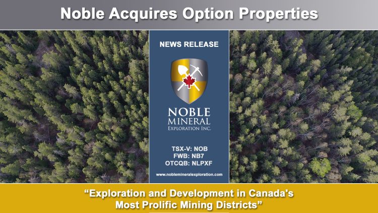 Noble Acquires Option Properties