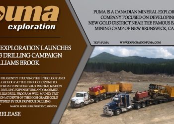 Puma Exploration Launches its 2023 Drilling Campaign at Williams Brook