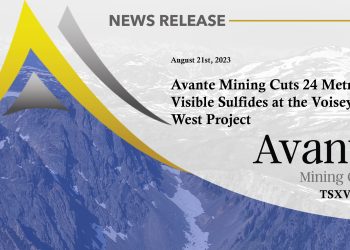 Avante Mining Cuts 24 Metres of Visible Sulfides at the Voisey’s West Project