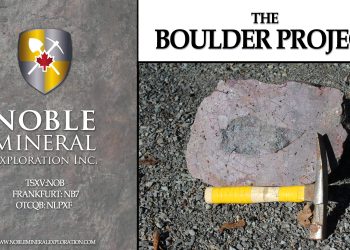 The Boulder Project – Noble Mineral Exploration (TSXV: NOB)