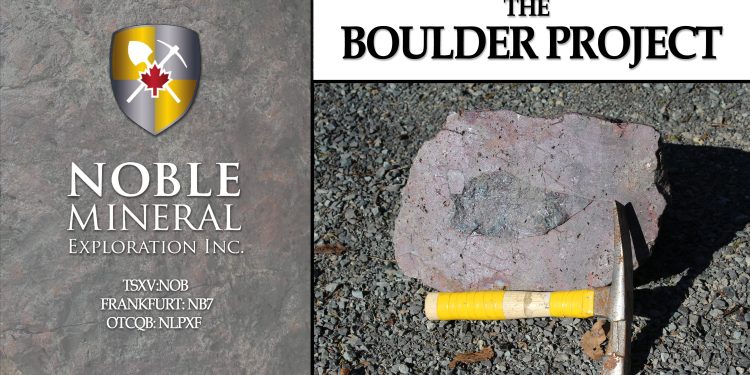 The Boulder Project – Noble Mineral Exploration (TSXV: NOB)