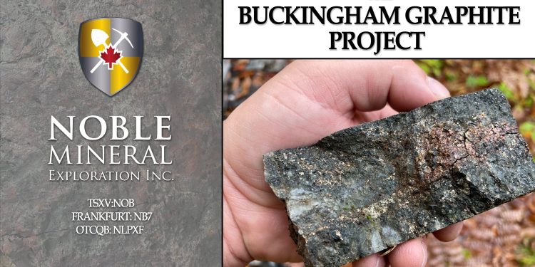 The Buckingham Graphite Project – Noble Mineral Exploration (TSXV: NOB – OTCQB: NLPFX)