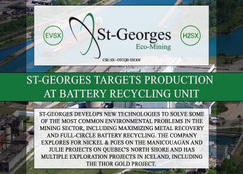 St-Georges Targets Production at Battery Recycling Unit