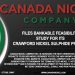 Canada Nickel Files Bankable Feasibility Study For its Crawford Nickel Sulphide Project