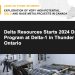 Delta Resources Starts 2024 Drilling Program at Delta-1 in Thunder Bay, Ontario