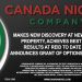 Canada Nickel Makes New Discovery at Newmarket Property, Achieves Best Drill Results at Reid to Date and Announces Grant of Options and RSUs