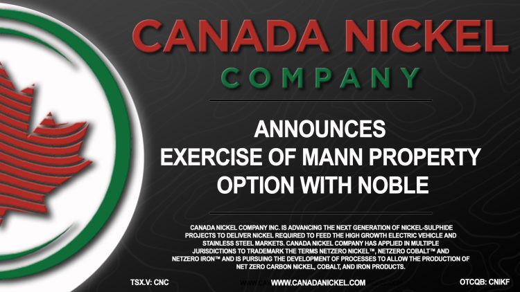 Canada Nickel Continues to Achieve Excellent Drill Results at Reid