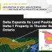 Delta Expands Its Land Position at the Delta-1 Property in Thunder Bay, Ontario