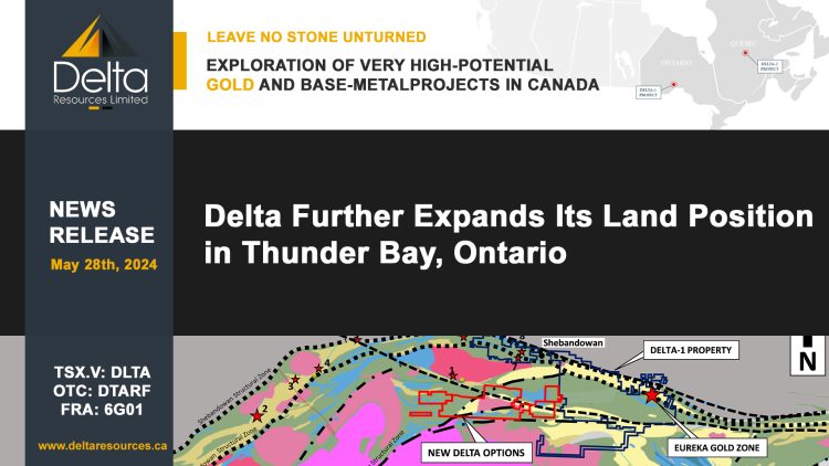 Delta Further Expands Its Land Position in Thunder Bay, Ontario