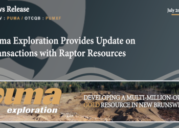 Puma Exploration Provides Update on Transactions with Raptor Resources