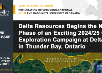 Delta Resources Begins the Next Phase of an Exciting 2024/25 Gold Exploration Campaign at Delta-1 in Thunder Bay, Ontario