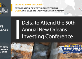 Delta Resources Limited to Attend the 50th Annual New Orleans Investment Conference