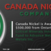 Canada Nickel is Awarded $500,000 from Ontario’s Critical Minerals Innovation Fund to Advance NetZero Metals Inc.