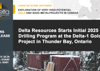 Delta Resources Starts Initial 2025 Drilling Program at the Delta-1 Gold Project in Thunder Bay, Ontario