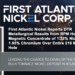 First Atlantic Nickel Reports DTR Metallurgical Results from RPM Hole 2: Magnetic Concentrate of 1.32% Nickel & 1.95% Chromium Over Entire 216 Meter Drill Hole