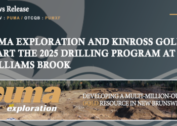 Puma Exploration and Kinross Gold Start the 2025 Drilling Program at Williams Brook