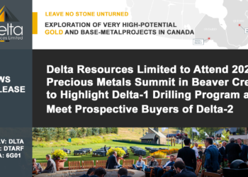 Delta Resources Limited to Attend 2025 Precious Metals Summit in Beaver Creek to Highlight Delta-1 Drilling Program and Meet Prospective Buyers of Delta-2 Property