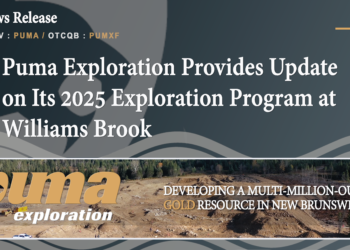 Puma Exploration Provides Update on Its 2025 Exploration Program at Williams Brook