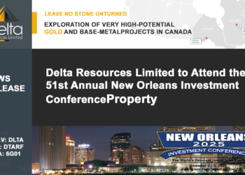 Delta Resources Limited to Attend the 51st Annual New Orleans Investment Conference