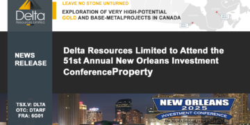 Delta Resources Limited to Attend the 51st Annual New Orleans Investment Conference