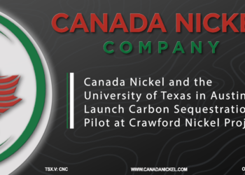 Canada Nickel and the University of Texas in Austin Launch Carbon Sequestration Pilot at Crawford Nickel Project