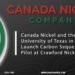 Canada Nickel and the University of Texas in Austin Launch Carbon Sequestration Pilot at Crawford Nickel Project