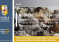 Noble Minerals Acquires a Rare Earth Property in the vicinity of the Montviel Rare Earth Resource, Quebec, Canada